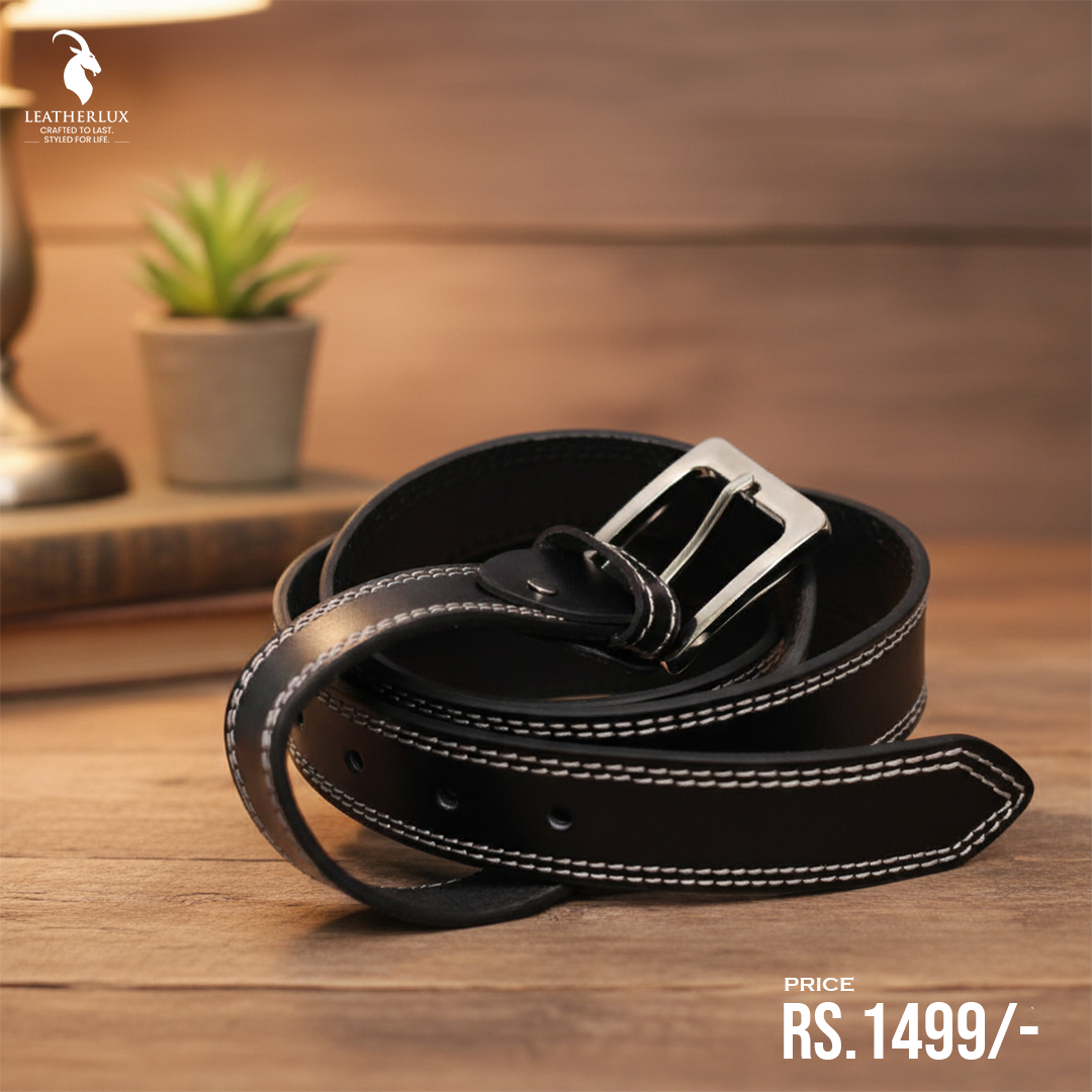 Premium Leather Belt (Black)