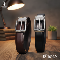 Premium Leather Belt Black, Maroon